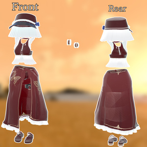 【量産型のらきゃっと、桔梗、Nio、マヌカ】Casual Maid_swim 缩略图 3