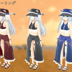 【量産型のらきゃっと、桔梗、Nio、マヌカ】Casual Maid_swim 缩略图 5