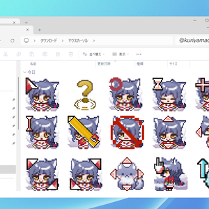 【無料】【LOL】⋱  動く Ahri 🌸マウスカーソル ⋰