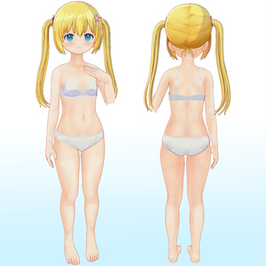 フリー素材3Dモデル「クロエ」 LO1126/1136 ベースモデル 缩略图 4