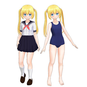 フリー素材3Dモデル「クロエ」 LO1126/1136 ベースモデル 缩略图 9
