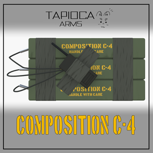 コンポジションC-4　(C4爆弾)　(VRC想定3Dモデル)