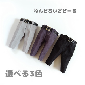 受注生産☆ねんどろいどどーる 服☆パンツ 単品 ねんどろいどどーる おようふくセット サスペンダー付きショート