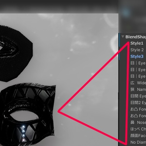 「BLVK Mask Set」オリジナル3Dアクセサリー 缩略图 10