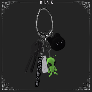 「BLVK Keychain」オリジナル3Dアクセサリー