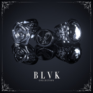 「BLVK S4 Ring Set」オリジナル3Dモデル