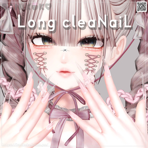 ロングクリアネイル♡4000フォロワーThanks♡