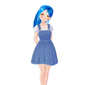 Vroid Overall Dress Texture