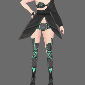 Vroid "Cyber Punk" Outfit