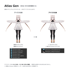 テクスチャアトラス生成 - Texture AtlasGen