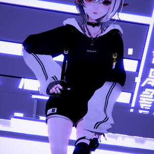 Linne - Hair BASE Black&White Texture