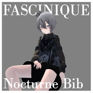 【3Dモデル衣装】NocturneBib【VRChat想定】 缩略图 2