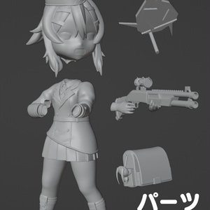 ブルーアーカイブ ミサキ（ZOZOコラボ衣装ver.） ガレージキット