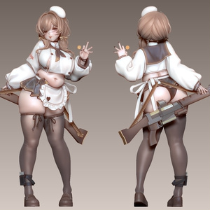 勝利の女神NIKKE：ブラン ガレージキット - ふぉるとねいしょんの