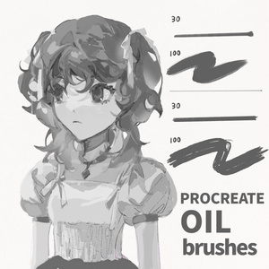 【Procreate】オイルブラシ