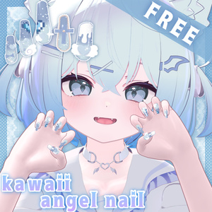 【FREE】【ショコラ対応ネイル】kawaii angel nail