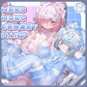 【14アバター対応】Neko Nuko Jersey Maid🐈🐾