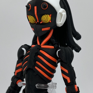 鬼人面　キット 巨角+エルフ耳Verの通常版 鬼人面 キット(開眼+エルフ耳Ver と 巨角+エルフ耳Verの通常版 と 巨角