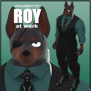 ロイさん（仕事中）/ROY(at work) / VRChat Avatar 3D Model