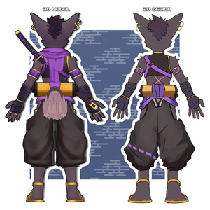 ツキカゲくん/TSUKIKAGE/ VRChat Avatar 3D Model 缩略图 11