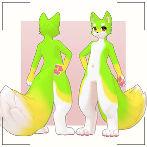 キャンバスくん/CANVAS/ VRChat Avatar 3D Model 缩略图 2
