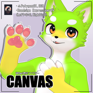 キャンバスくん/CANVAS/ VRChat Avatar 3D Model