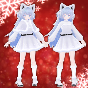 【10アバター対応】クリスマスドレス2024【衣装】 缩略图 8