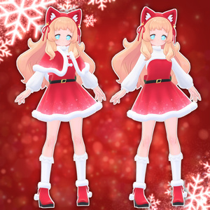 【10アバター対応】クリスマスドレス2024【衣装】 缩略图 10