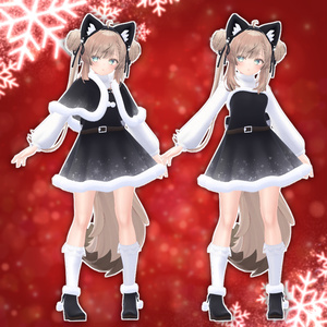 【10アバター対応】クリスマスドレス2024【衣装】 缩略图 12