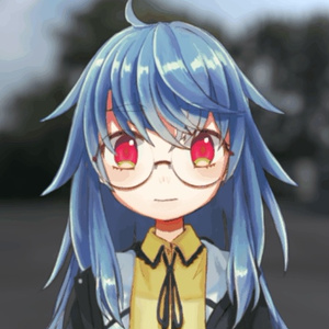[FafeRig対応]長髪眼鏡っ子