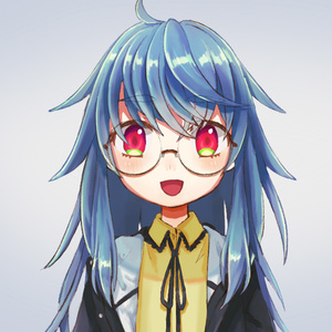 [FafeRig対応]長髪眼鏡っ子