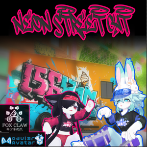 Neon Street Cat - CarukiaRe