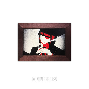ポストカードサイズ スプレーペイント Harmless - 額装済