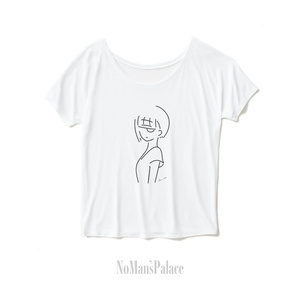 ドレープTシャツ RULE PROOF 3 - Amore e Morte ホワイト - 受注生産