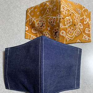 【再販無し】大きめ立体布マスク