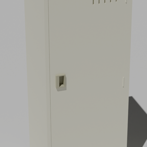 掃除用具入れロッカー　cleaning utensil bin