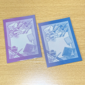 文房具柄同人便箋