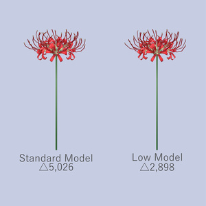 【3Dモデル】彼岸花 -Spider Lily- 缩略图 3