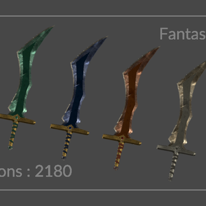 【VRChat想定】Fantasy Sword