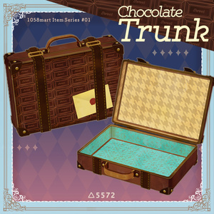[3Ditem]Chocolate trunk*4 color set