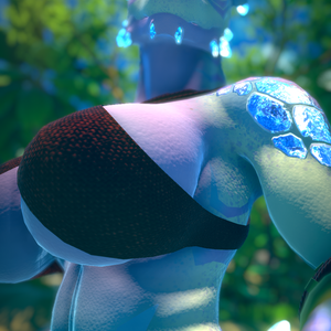 Saurus - Ice - Texture & Material PC (VRCHAT)