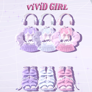 【14アバター対応】🖤⛓ViViDGIRL⛓🖤 缩略图 11