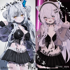 【14アバター対応】🖤⛓ViViDGIRL⛓🖤 缩略图 21
