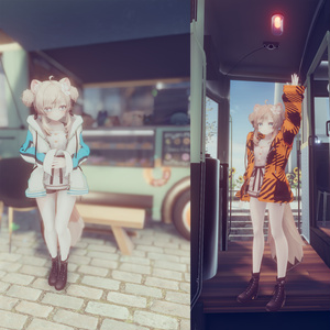 【複数アバター対応】彼パーカー【VRCaht用着せ替え衣装】 缩略图 4