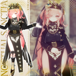 【7アバター対応】Nocturnal Sanctia【VRC衣装】 缩略图 3