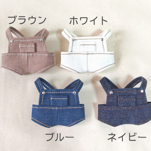 11cmぬいサイズ ぬい服 デニムサロペットセット - れむぬい屋 - BOOTH