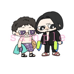 [無配]トミ山バカンスステッカー