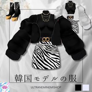 [vroid] Korean Model Clothes 2set