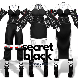NEW!【vroid衣装】secretblack