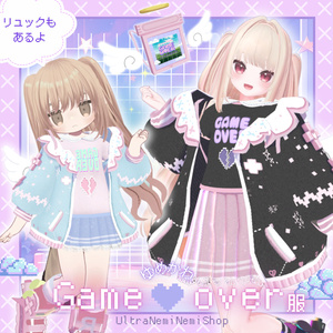 【初回セール！5アバター対応】ゆめかわGame💜Over服#UltraNemiNemiShop